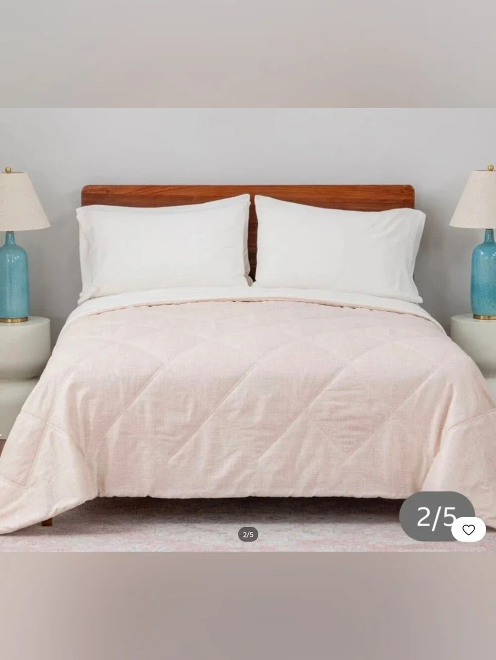 Berkshire  Herringbone Microfiber Dawn Comforter size Queen